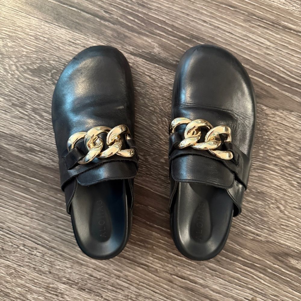 Alohas Fireplace Leather Mule - Picture 5 of 6